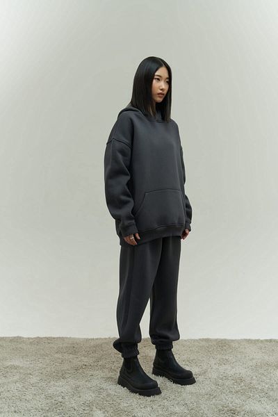 MAİ COLLECTİON Oversize tepláková souprava Gambol Smoked Oversize