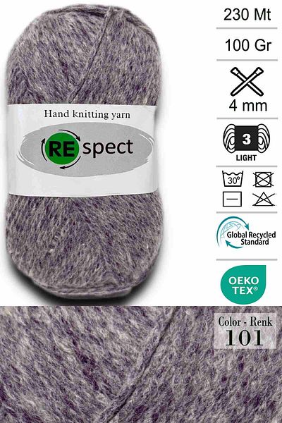 Respect 100gr-230mt Μαλακό Ακρυλικό Μαλλί- Baby Yarn- 101