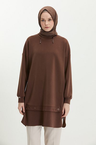 Setrms Scuba Tunic with Ornamental Buttons