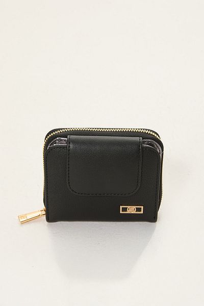 Setrms Zippered Card Holder Short Wallet