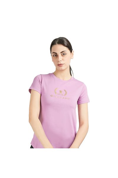Giordano تي شيرت نسائي بطبعة مميزة