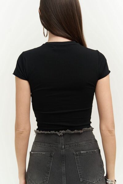 MAI STUDIOS CO. Cowboys Černá česaná bavlna