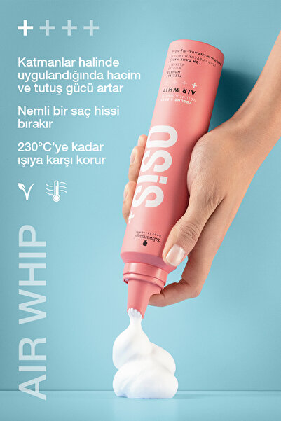 Osis Air Whip Hacim Ve Tutuş Sağlayan Esnek Köpük 200ml + Bonacure Acil Kurtarma Kremi 30ml