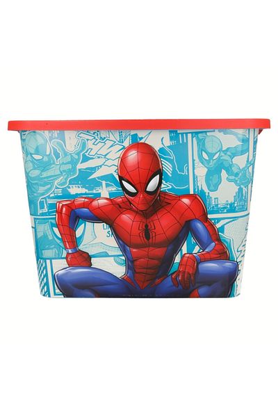 SPIDERMAN Plastic storage box with lid, 23 L, multicolor, 40x27x29 cm, Spiderman