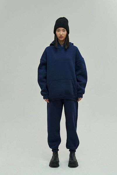 MAİ COLLECTİON Gambol Indigo Oversize-Trainingsanzug