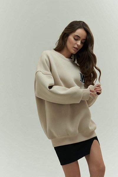 MAİ COLLECTİON Oversize mikina Venera Bone