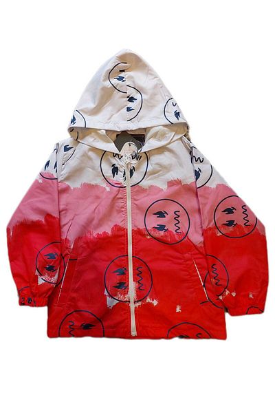 North GIRLS WATERPROOF PRINTED HOODED RAINCOAT
