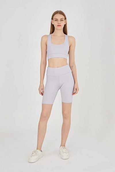 QUHOX Supportive Women's Sports Bra Lilac