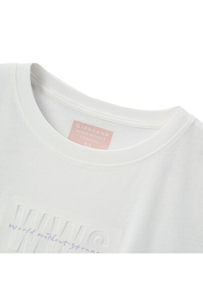 Giordano Women's Crew Neck Print tee