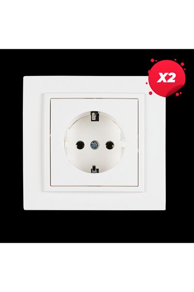 ELBI ELECTRIC X2 - Zena Alb Priza CP ST, Elbi