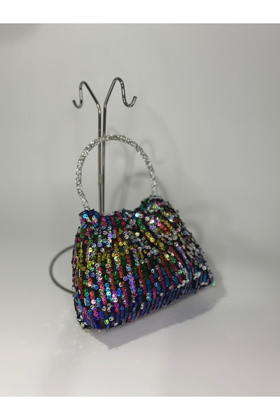 posst bag Geantă de mână pentru rochie de seară cu paiete