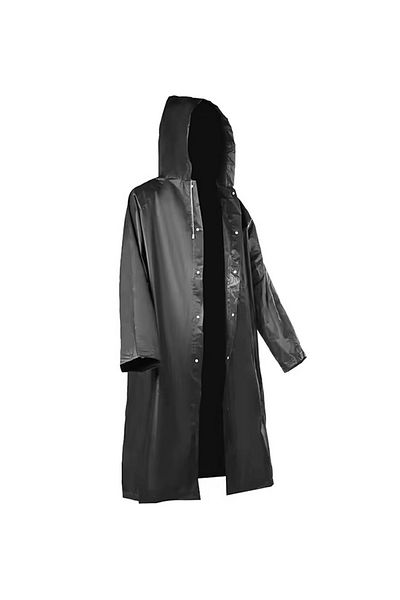 TECOS Raincoat, ®, Black, Waterproof, Dimensions 110x70 Cm, Ideal For Hiking