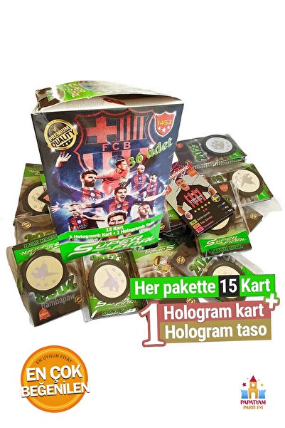 PapatyamPartiEvi بطاقات Super Final Football - 10 عبوات تحتوي على 150 بطاقة +...