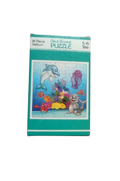 GnelD Preschool Puzzle Puzzle 4. 5.6 Years Old 25 Piece Colorful Model