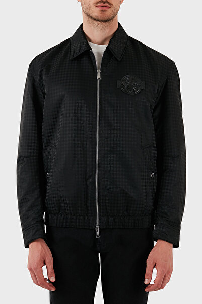 BOSS Kareli Regular Fit Düz Yaka Bomber Ceket Erkek CEKET 50543129 001