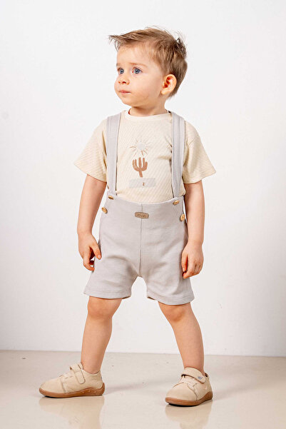 bombe Baby Kids Skin-natural pamut 2 részes szett First Ben Trend Fashion alsó felső szett