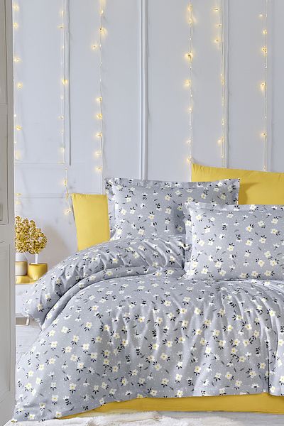 Always Double Sided Double Duvet Cover Set with Elastic Sheets