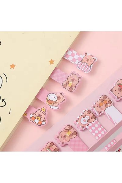 synshop Capybara Kapibara Postit Adhesive Note Paper Bookmark 160 Sheets