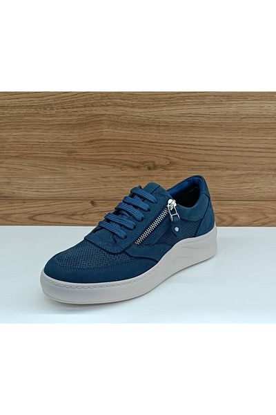 Greyder 57705 Pantofi de damă casual din piele naturală albastră