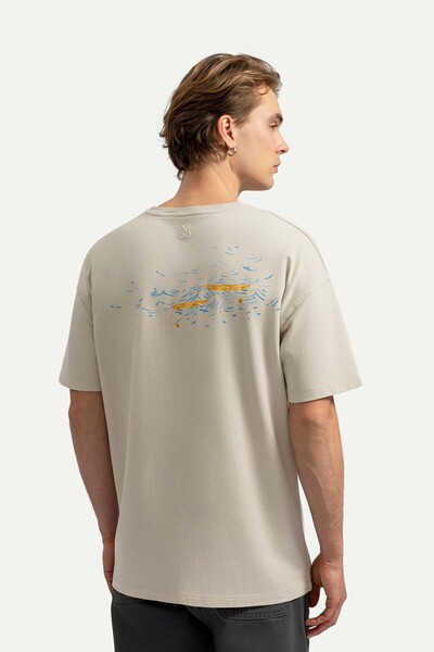 KAFT Unisex Oversize Design T-Shirt - Wavrel