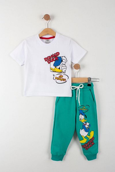 TRENDİMİZBİR Σετ με στάμπα Donald Duck για αγόρια