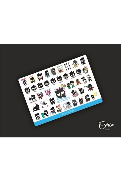 Ceres Studio Badzt Maru Sanrio Hello Kitty Sticker Etiket 1 Sayfa 42 Adet Etiket