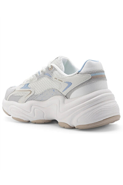 Lotto Ruby Wmn 5Fx Women's Off-White-A.Blue Casual Sports Shoes