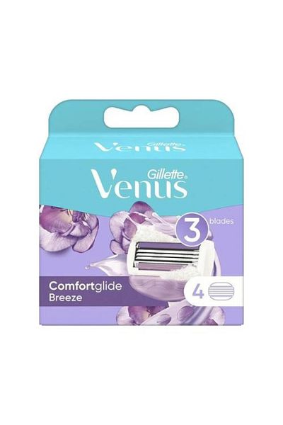 Gillette Venus كومفورت جلايد بريز 4 رؤوس احتياطي