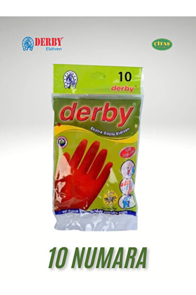 ÇİTAŞ DERBY D-100 10 NUMARA LATEKS EKSTRA GÜÇLÜ GENEL AMAÇLI NAYLON BULAŞIK E...
