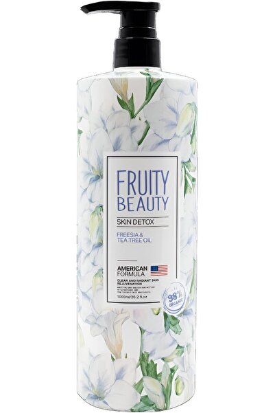 BEAUTY LEGEND جل استحمام لإزالة السموم من البشرة برائحة الفواكه، بخلاصة الفري...