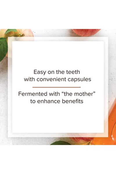 Natural Factors خل التفاح ٥٠٠ ملغ، ١٨٠ كبسولة - يدعم الهضم والتخلص من السموم