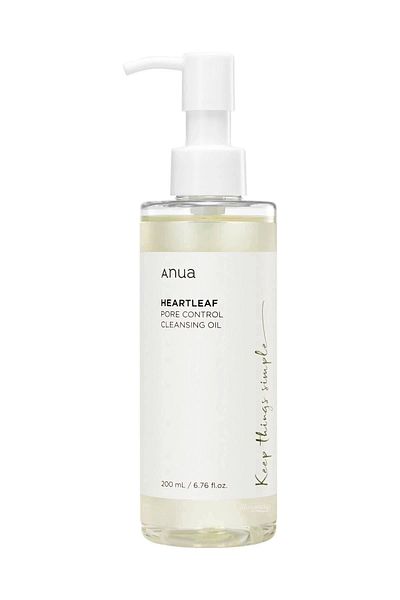 ANUA Herleaf Pore Control Cleansing Oil - 200ml Anti-Blackhead & Whitehead Cleansing Oil