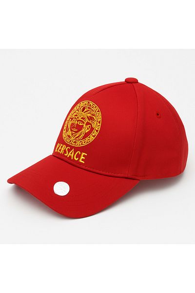 NO BRAND Stylish Hat with Red Gold Detail – Unisex Streetwear