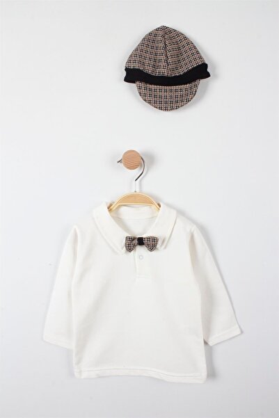 TRENDİMİZBİR Ayıcık İşlemeli Gömlekli Bebek Takım