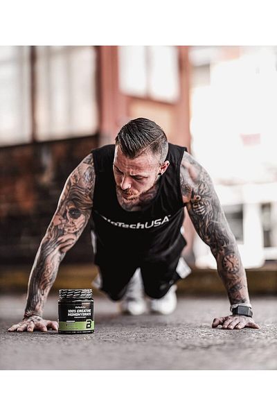 BiotechUSA 100% Creatine Monohydrate, Creatin Monohydrate Pharmaceutical Grade Powder No Added Flavo