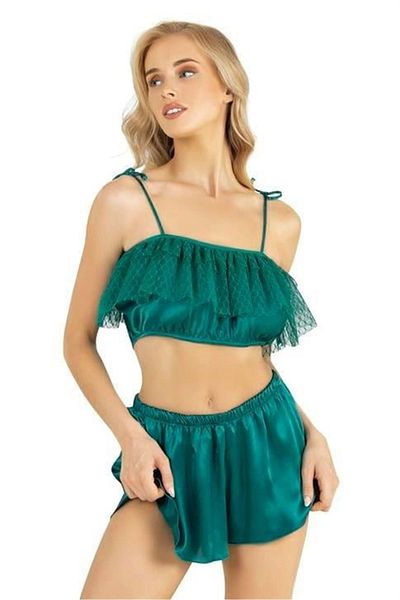 PRIMODA Emerald Satin Shorts Kit 9206