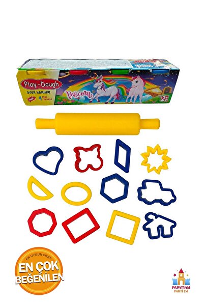 PapatyamPartiEvi أطلق العنان لإبداعك مع مجموعة قوالب عجينة اللعب الدوارة!