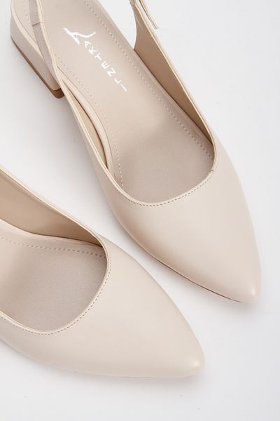 MFT AYAKKABI Women's Low Heel Pointed Toe Shoes
