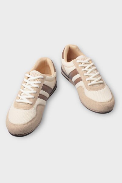 Liger Unisex Airfile Thin Sole Sports Shoes Beige - Brown