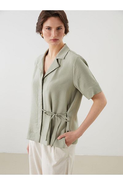 LC Waikiki Lcwaikiki Classic Textured Women's Shirt (S5)