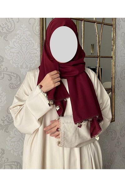 Nimet Abla Butik Hand Embroidered Prayer Robe Suit