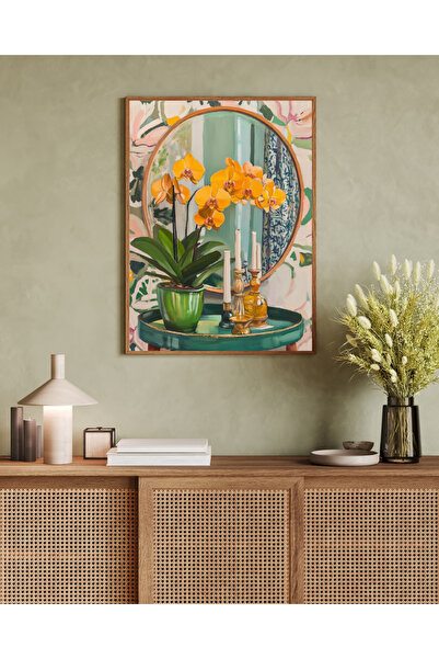 woodhomeworks Tek Parça Salon Ofis Dekor Tablo Ttk