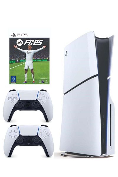 Sony PlayStation 5 Slim Disc Console KSA Version With Extra Controller And EA FC 25