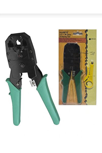 abnturk Rj-45 Rj-12 Rj11 Sıkma Pensesi 2 Parça