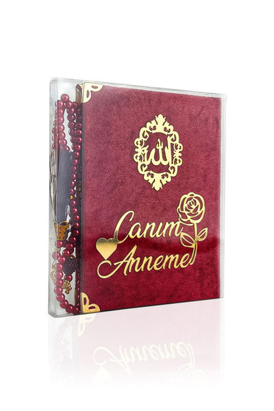 Furkan Neşriyat Doğum Günü ve Anneler Gününe Özel Çanta Boy Kadife Yasin Hedi...