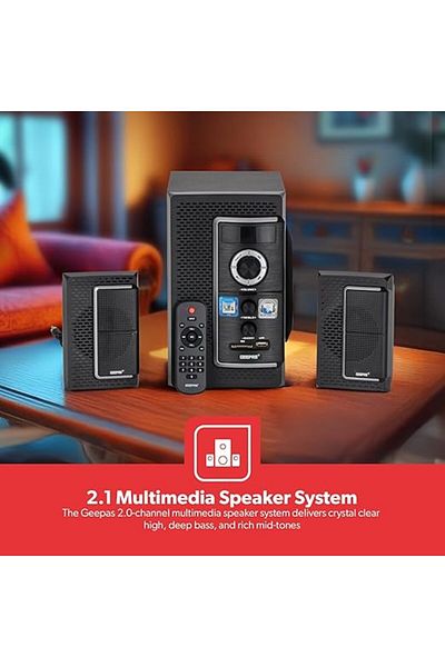 Geepas GMS8585 2.1 Ch Multimedia System Portable