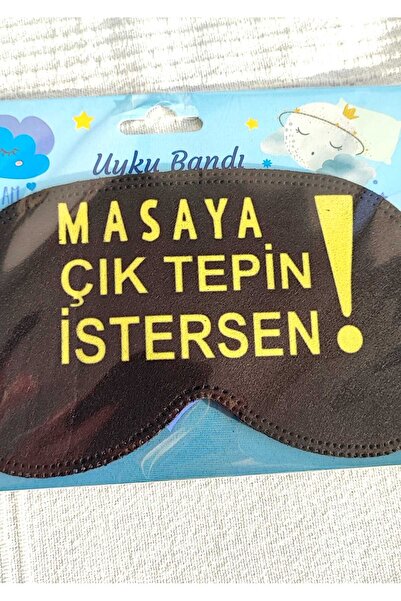 BaharEli Uyku Göz Bandı / Mesajlı / Yıkanabilir / Kaliteli Baskılı / Nefes Al...