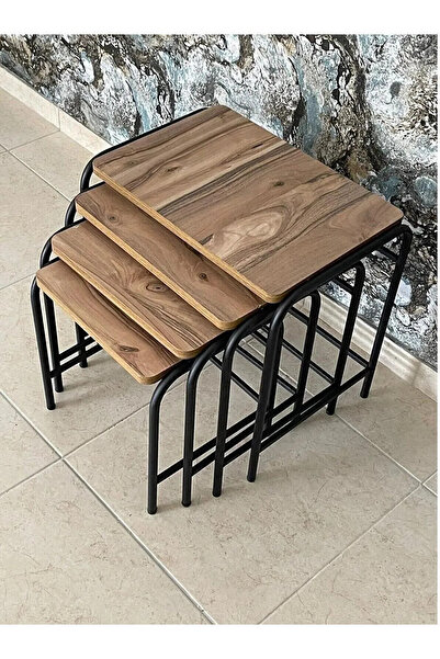 Can Vista Home Valencia 4'lü Zigon Sehpa Takımı