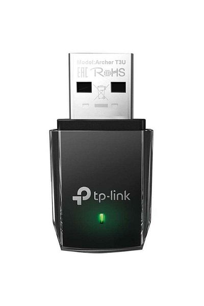 TP-LINK Archer T3U AC1300 Mini Wireless MU-MIMO USB Adapter Black/Silver/Green