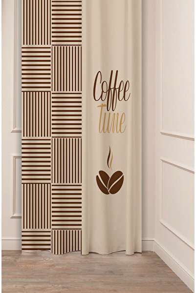 GREENDECOR Coffee Mutfak Kahve Çekirdeği Tatlı Meyve Yeşillik Desenli Özel Ta...